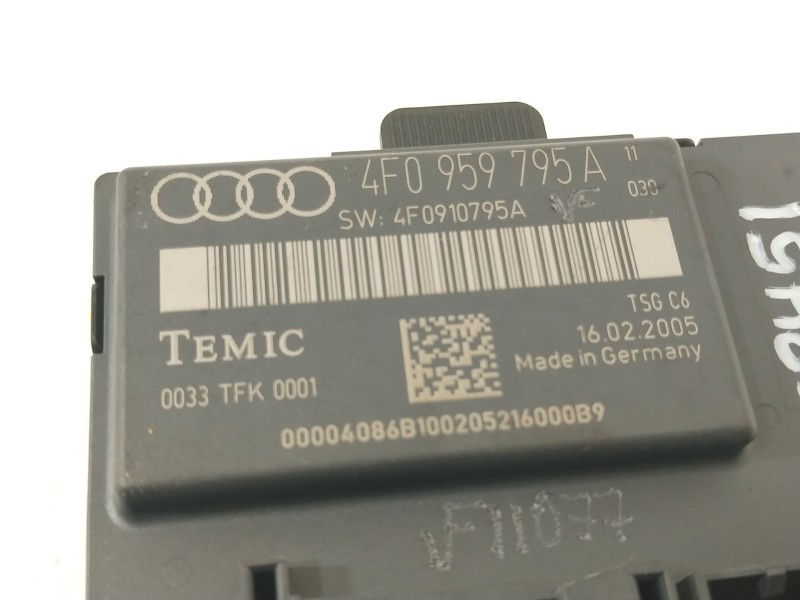 Recambio de modulo confort para audi a6 avant (4f5) 3.0 tdi quattro referencia OEM IAM 4F0959795A 4F0910795A 