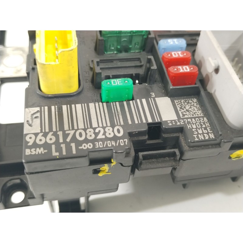 Recambio de caja reles / fusibles para peugeot 207/207+ (wa_, wc_) 1.4 hdi referencia OEM IAM 9661708280 BSML1100 