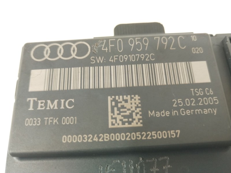 Recambio de modulo confort para audi a6 avant (4f5) 3.0 tdi quattro referencia OEM IAM 4F0959792C 4F0910792C 