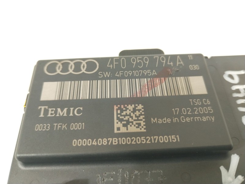 Recambio de modulo confort para audi a6 avant (4f5) 3.0 tdi quattro referencia OEM IAM 4F0959794A 4F0910795A 