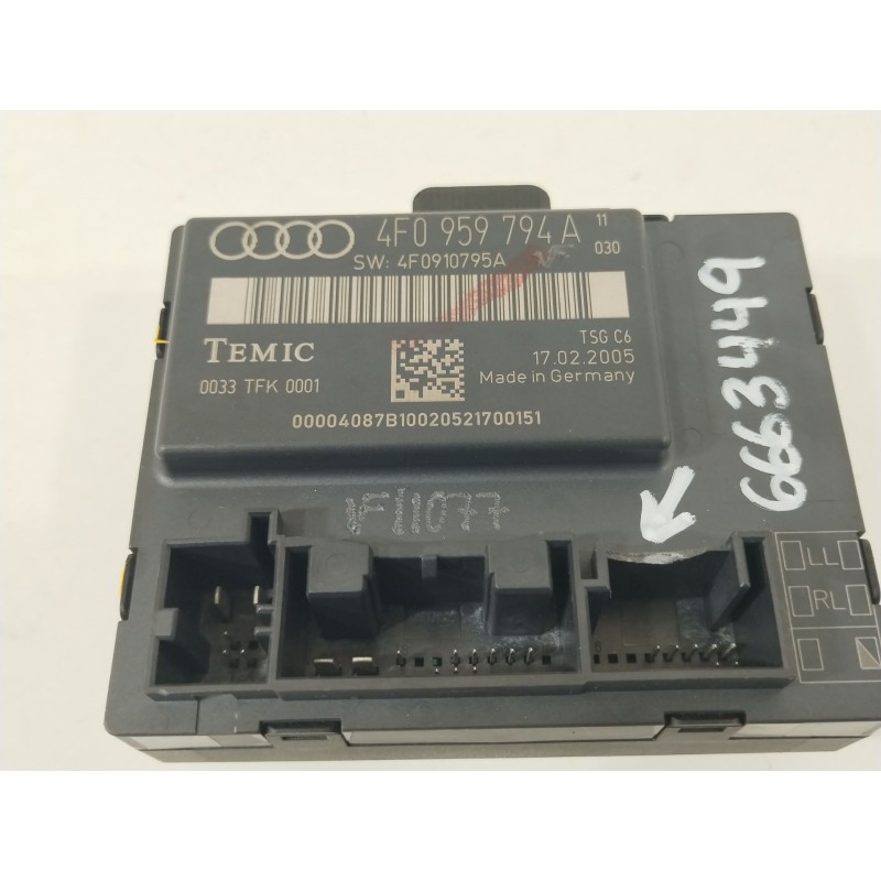 Recambio de modulo confort para audi a6 avant (4f5) 3.0 tdi quattro referencia OEM IAM 4F0959794A 4F0910795A 