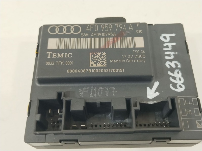 Recambio de modulo confort para audi a6 avant (4f5) 3.0 tdi quattro referencia OEM IAM 4F0959794A 4F0910795A 