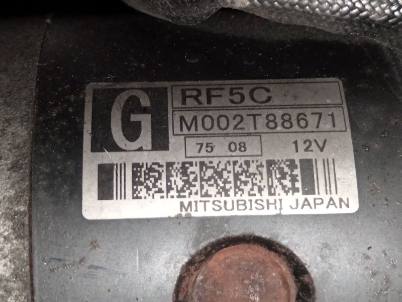 Recambio de motor arranque para mazda 5 (cr) 2.0 cd (cr19) referencia OEM IAM M002T88671  