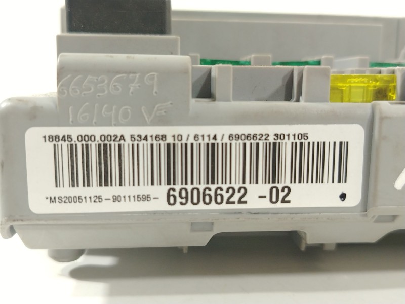 Recambio de caja reles / fusibles para bmw 3 touring (e91) 325 i referencia OEM IAM 61146906622 6906622 