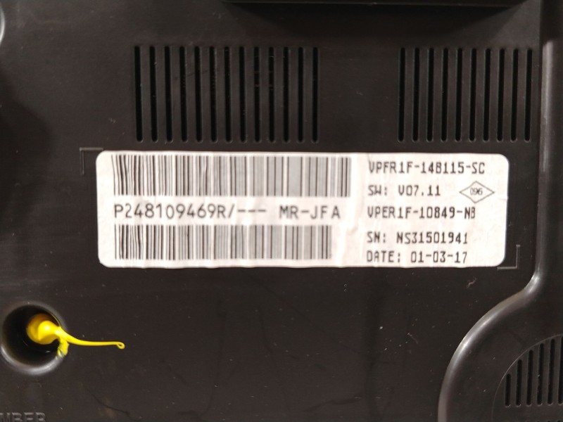 Recambio de cuadro instrumentos para renault grand scénic iv (r9_) 1.5 dci 110 referencia OEM IAM 248109469R  