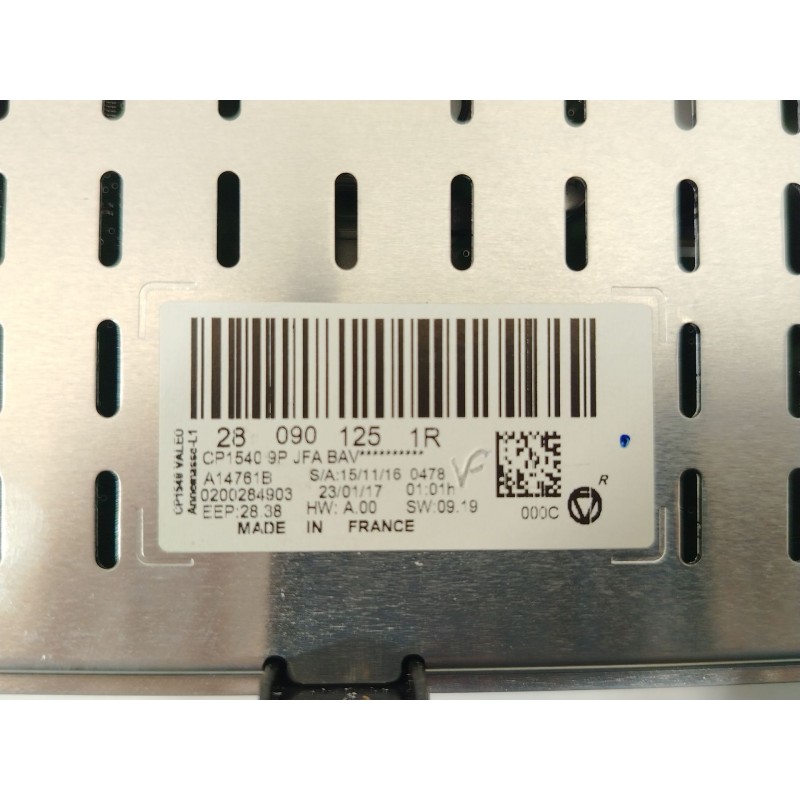 Recambio de pantalla multifuncion para renault grand scénic iv (r9_) 1.5 dci 110 referencia OEM IAM 280901251R  