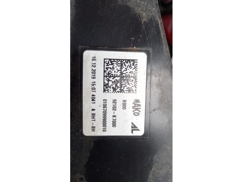 Recambio de faro derecho para hyundai i10 iii (ac3, ai3) 1.0 mpi referencia OEM IAM 92102K7000  