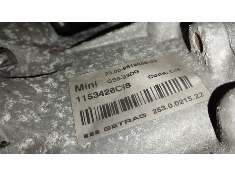 Recambio de caja cambios para mini mini countryman (r60) cooper d referencia OEM IAM 2300981285603 GS653DG 2530021522