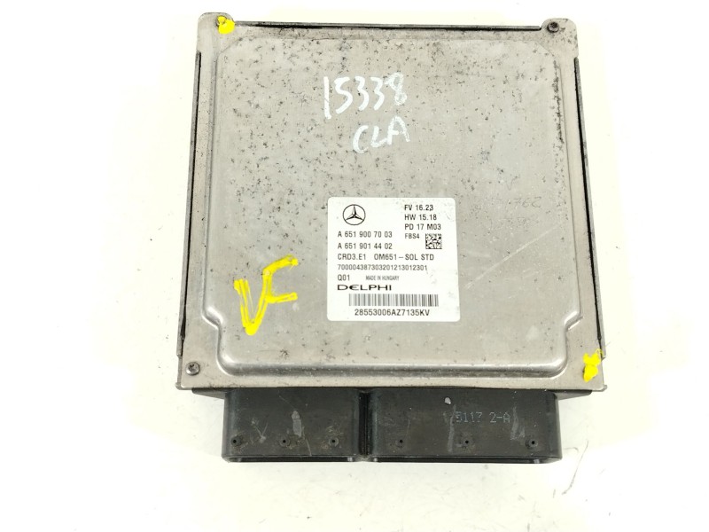 Recambio de centralita motor uce para mercedes-benz cla shooting brake (x117) cla 220 cdi / d (117.903) referencia OEM IAM A6519