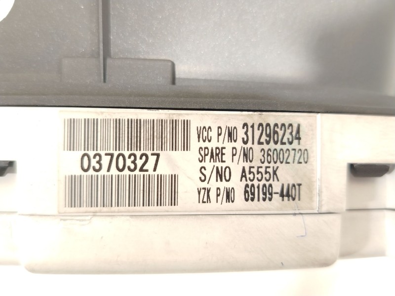 Recambio de cuadro instrumentos para volvo v50 (545) 1.6 d referencia OEM IAM 31296234 36002720 