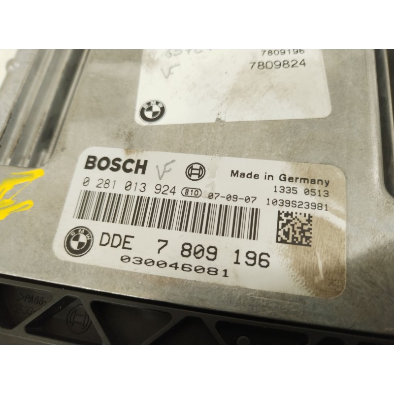 Recambio de centralita motor uce para bmw x3 (e83) 2.0 sd referencia OEM IAM 7809196 0281013924 7809824