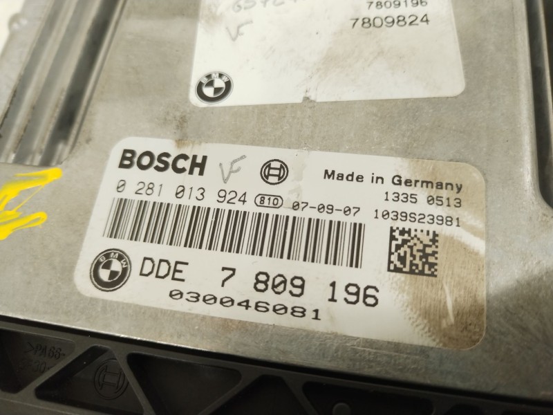 Recambio de centralita motor uce para bmw x3 (e83) 2.0 sd referencia OEM IAM 7809196 0281013924 7809824