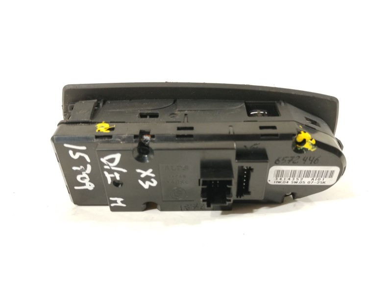 Recambio de mando elevalunas delantero izquierdo para bmw x3 (e83) 2.0 sd referencia OEM IAM 61313414352 3414352 
