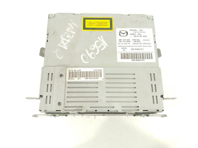 Recambio de sistema audio / radio cd para mazda 2 (de_, dh_) 1.5 (de5fs) referencia OEM IAM DF7666ARX  