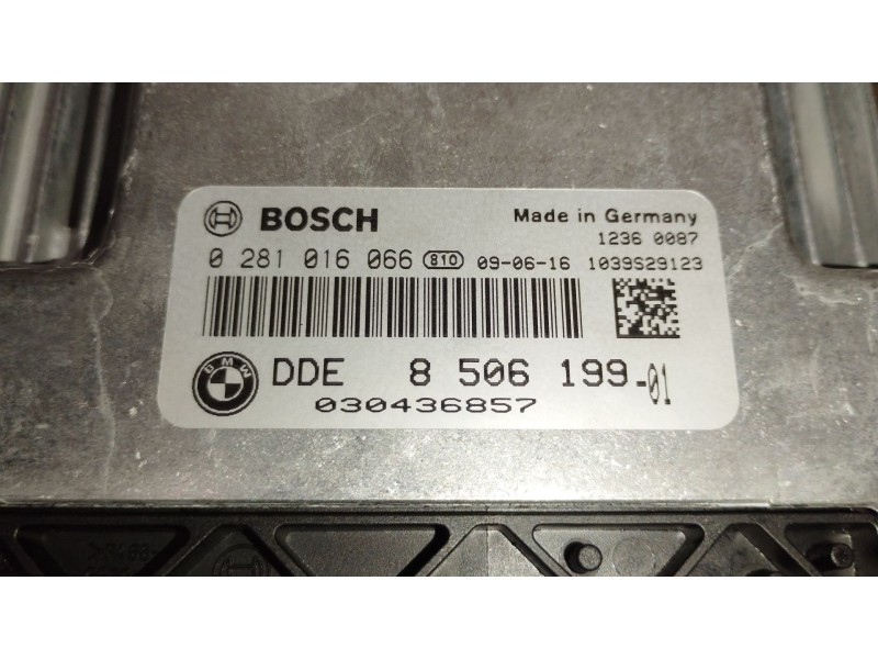 Recambio de centralita motor uce para bmw 5 touring (e61) 520 d referencia OEM IAM 8506199 0281016066 850619901