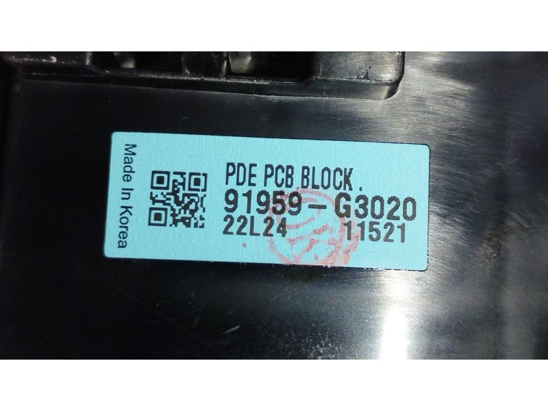 Recambio de caja reles / fusibles para hyundai i30 (pde, pd, pden) 1.5 referencia OEM IAM 91959G3020 22L2411521 