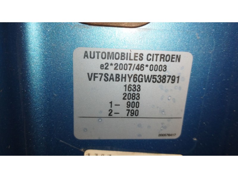 Recambio de motor completo para citroën ds3 (sa_) 1.6 bluehdi 100 referencia OEM IAM   
