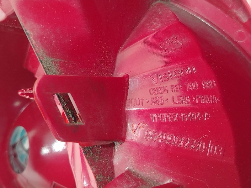 Recambio de piloto trasero derecho para peugeot 207/207+ (wa_, wc_) 1.4 16v referencia OEM IAM 9649986580  