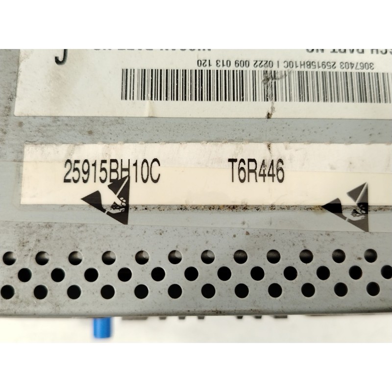 Recambio de sistema navegacion gps para nissan qashqai i (j10, nj10) 2.0 dci referencia OEM IAM 25915BH10C 7612830022 