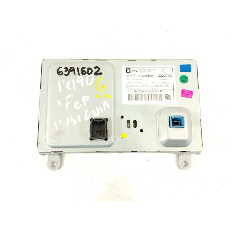 Recambio de pantalla multifuncion para opel insignia a (g09) 2.0 cdti (68) referencia OEM IAM 13223793  