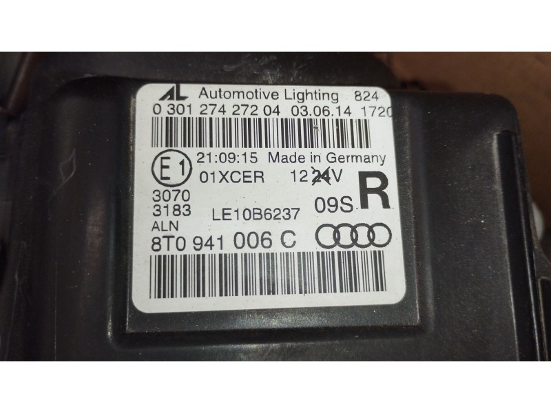 Recambio de faro derecho para audi a5 sportback (8ta) 3.0 tdi referencia OEM IAM 8T0941006C 8K0941597E 4G0907697D