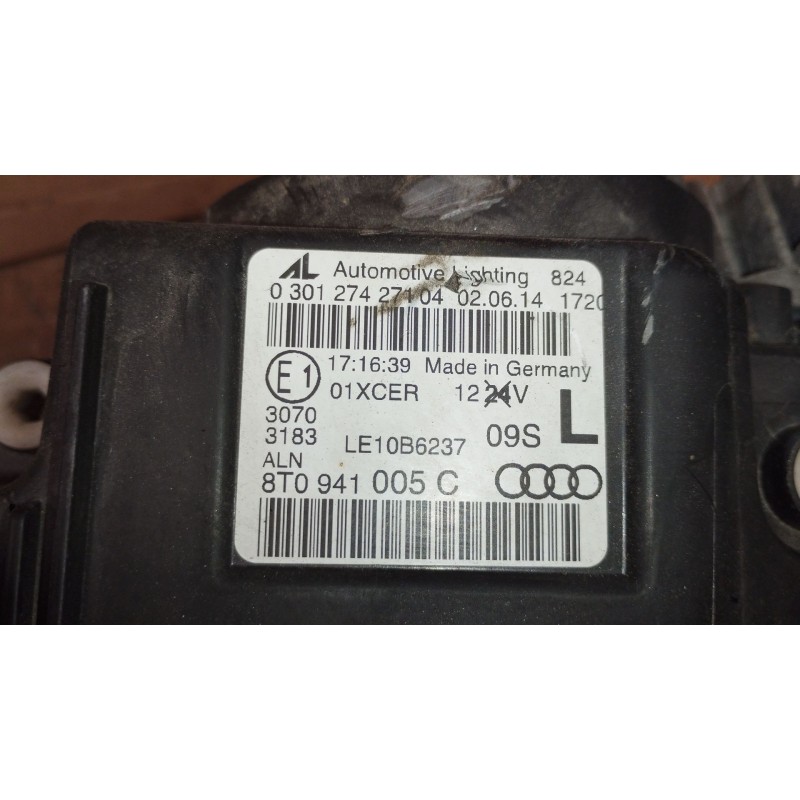 Recambio de faro izquierdo para audi a5 sportback (8ta) 3.0 tdi referencia OEM IAM 8T0941005C 8K0941597E 4G0907697D