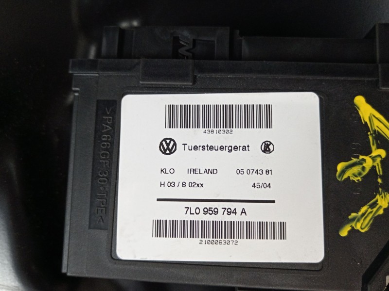 Recambio de elevalunas trasero derecho para volkswagen touareg (7la) tdi r5 referencia OEM IAM 7L0839462D 7L0959704C 7L0959794A