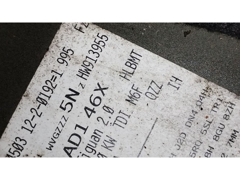 Recambio de caja cambios para volkswagen tiguan (ad1, ax1) 2.0 tdi referencia OEM IAM QZZ  