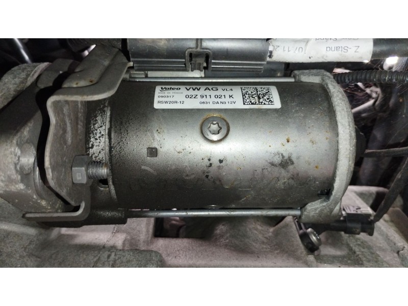 Recambio de motor arranque para seat leon (5f1) 1.6 tdi referencia OEM IAM 02Z911021K 90317 RSW20R12