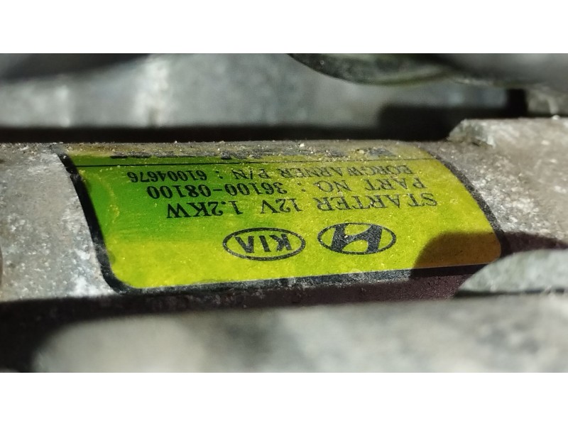 Recambio de motor arranque para hyundai i30 (pde, pd, pden) 1.5 referencia OEM IAM 3610008100 61004676 