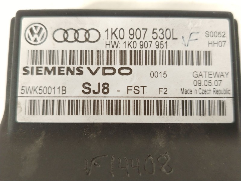 Recambio de modulo electronico para volkswagen touran (1t1, 1t2) 2.0 tdi 16v referencia OEM IAM 1K0907530L 5WK50011B 1K0907951