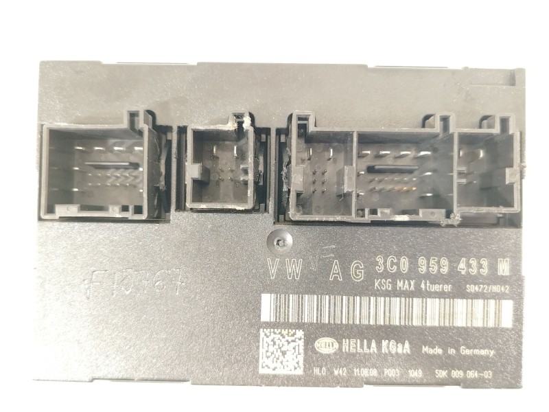 Recambio de modulo confort para volkswagen passat b6 (3c2) 2.0 tdi 16v referencia OEM IAM 3C0959433M 5DK00906403 