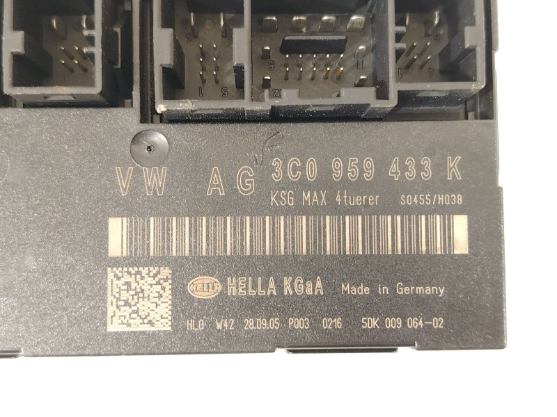 Recambio de modulo confort para volkswagen passat b6 (3c2) 2.0 fsi referencia OEM IAM 3C0959433K 5DK00906402 