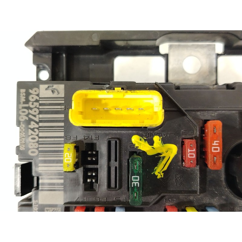 Recambio de caja reles / fusibles para peugeot 307 (3a/c) 1.6 hdi 110 referencia OEM IAM 9659742080 BSML0600 