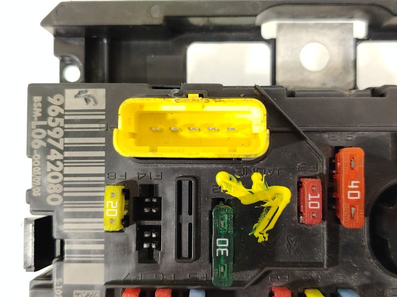 Recambio de caja reles / fusibles para peugeot 307 (3a/c) 1.6 hdi 110 referencia OEM IAM 9659742080 BSML0600 