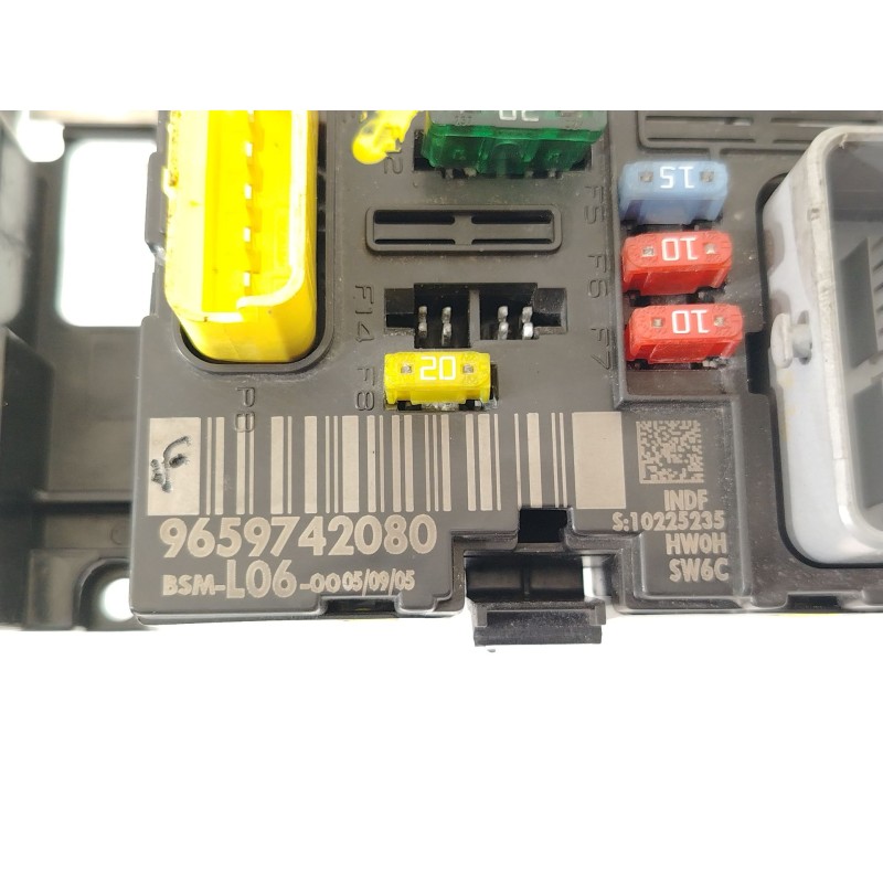 Recambio de caja reles / fusibles para peugeot 307 (3a/c) 1.6 hdi 110 referencia OEM IAM 9659742080 BSML0600 