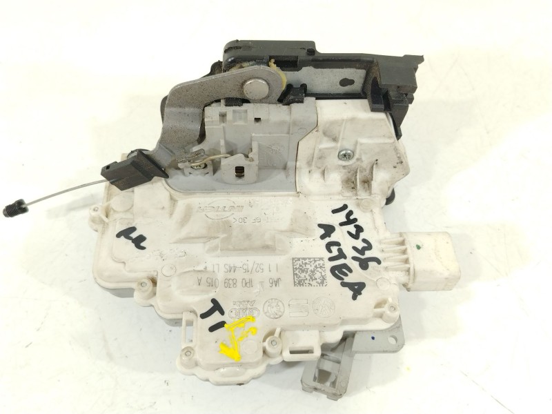 Recambio de cerradura puerta trasera izquierda para seat altea (5p1) 1.9 tdi referencia OEM IAM 1P0839015A  