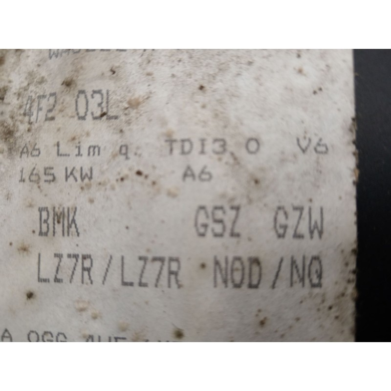 Recambio de caja cambios para audi a6 c6 (4f2) 3.0 tdi quattro referencia OEM IAM GZW 6HP19 1071010020