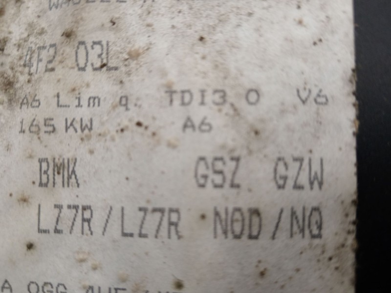 Recambio de caja cambios para audi a6 c6 (4f2) 3.0 tdi quattro referencia OEM IAM GZW 6HP19 1071010020