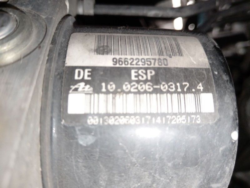 Recambio de abs para peugeot 207 cc (wd_) 1.6 hdi referencia OEM IAM 9662295780  10020603174