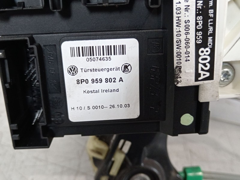 Recambio de elevalunas delantero izquierdo para audi a3 (8p) 1.6 ambiente referencia OEM IAM 8P0959802A 8P3837461C 