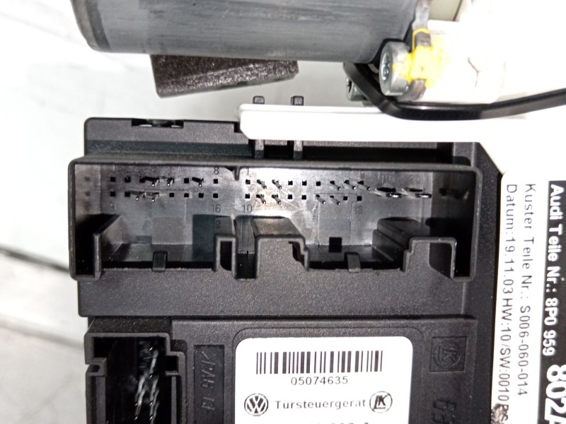 Recambio de elevalunas delantero izquierdo para audi a3 (8p) 1.6 ambiente referencia OEM IAM 8P0959802A 8P3837461C 