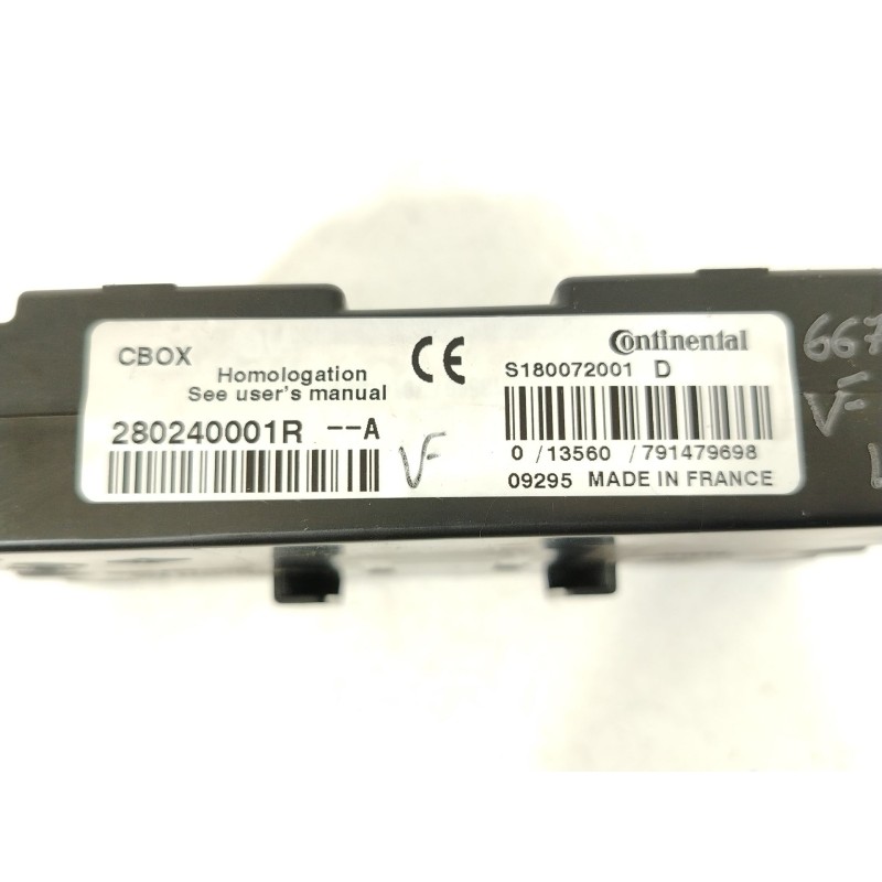 Recambio de modulo electronico para renault megane iii hatchback (bz0/1_, b3_) 1.5 dci referencia OEM IAM 280240001R  