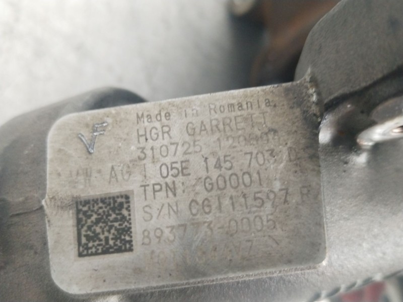 Recambio de turbocompresor para cupra formentor (km7) 1.4 e-hybrid referencia OEM IAM 05E145703D  