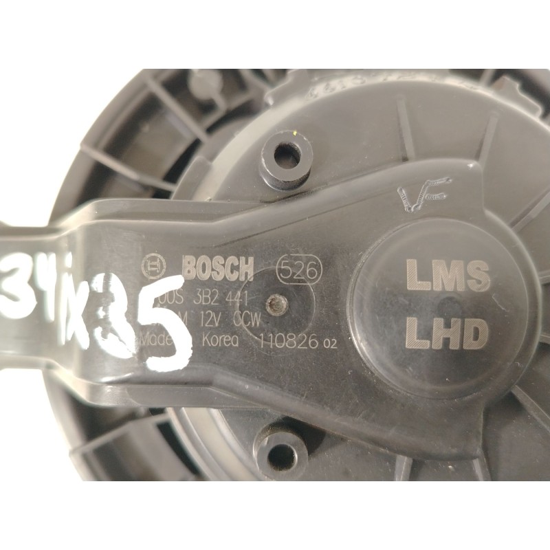 Recambio de ventilador calefaccion para hyundai ix35 (lm, el, elh) 1.7 crdi referencia OEM IAM 971132Y000 F00S3B2441 