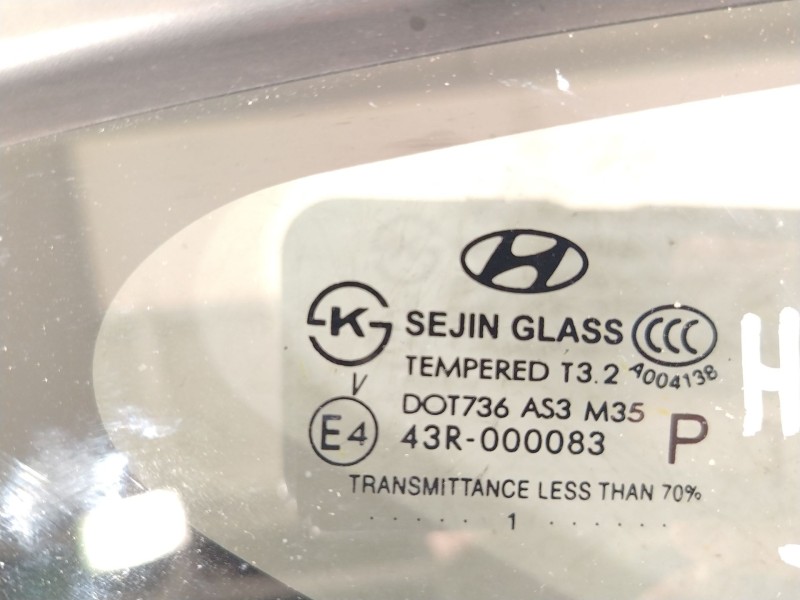 Recambio de luna custodia trasera derecha para hyundai ix35 (lm, el, elh) 1.7 crdi referencia OEM IAM 878202S010  