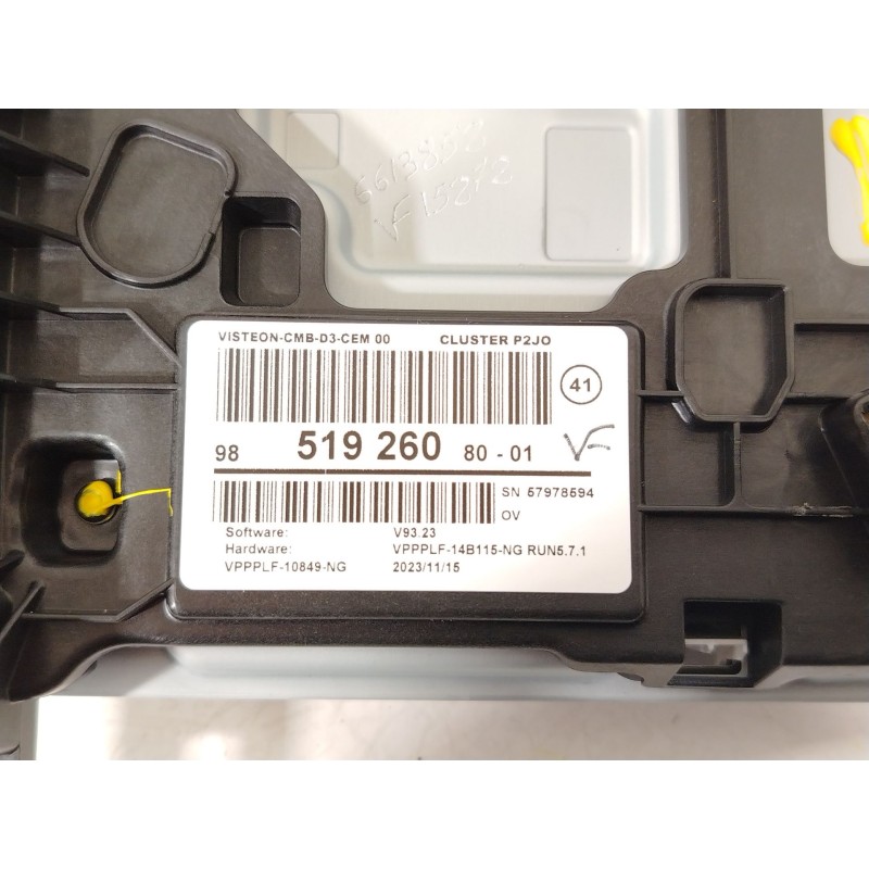 Recambio de cuadro instrumentos para opel corsa f (p2jo) 1.2 (68) referencia OEM IAM 9851926080  