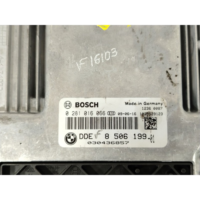 Recambio de centralita motor uce para bmw 5 touring (e61) 520 d referencia OEM IAM 8506199 0281016066 850619901