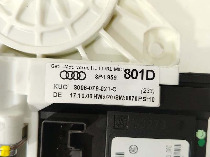 Recambio de motor elevalunas trasero izquierdo para audi a3 (8p1) 1.6 fsi referencia OEM IAM 8P4959801D 0130822263 