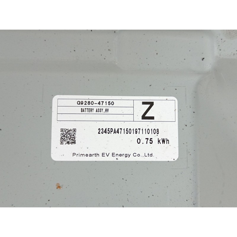 Recambio de bateria para toyota corolla fastback (_e21_) 1.8 hybrid (zwe211) referencia OEM IAM G928047150  